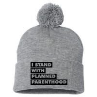 Danny Devito I Stand With Planned Parenthood Pom Pom 12in Knit Beanie