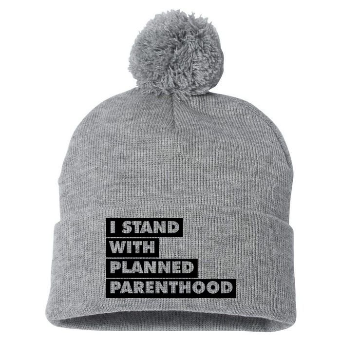 Danny Devito I Stand With Planned Parenthood Pom Pom 12in Knit Beanie