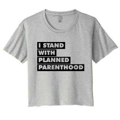 Danny Devito I Stand With Planned Parenthood Crop Top
