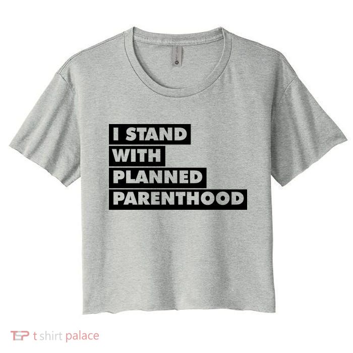 Danny Devito I Stand With Planned Parenthood Women's Crop Top Tee