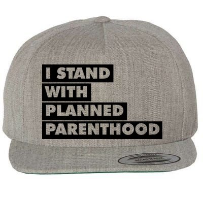 Danny Devito I Stand With Planned Parenthood Wool Snapback Cap