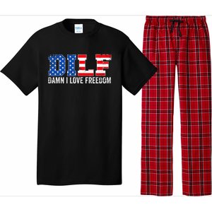 Dilf Damn I Love Freedom Pajama Set