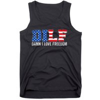 Dilf Damn I Love Freedom Tank Top