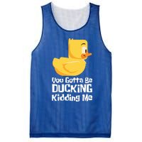 Ducking Ding I Quack Duck Chick Goose Cool Gift Mesh Reversible Basketball Jersey Tank