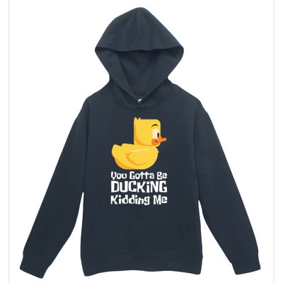 Ducking Ding I Quack Duck Chick Goose Cool Gift Urban Pullover Hoodie