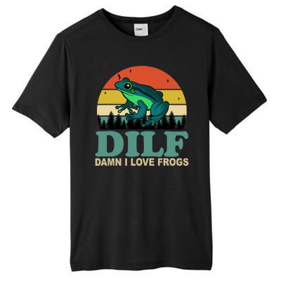 DILF Damn I Love Frogs Tall Fusion ChromaSoft Performance T-Shirt