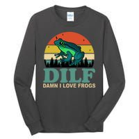 DILF Damn I Love Frogs Tall Long Sleeve T-Shirt