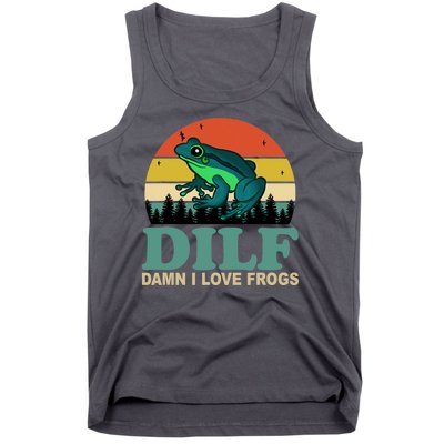 DILF Damn I Love Frogs Tank Top