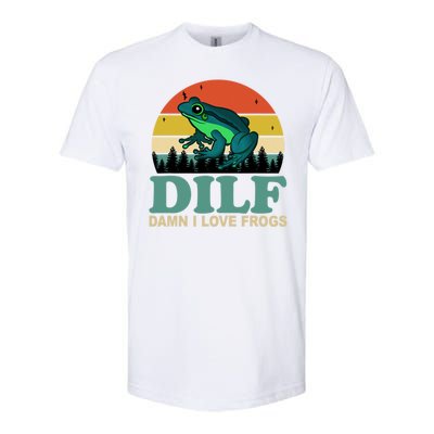 DILF Damn I Love Frogs Softstyle CVC T-Shirt