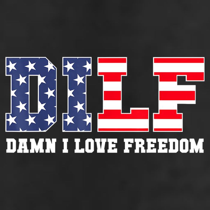 DILF Damn I Love Freedom Funny Patriotic 4th Of July Adult Drive Performance Visor