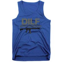 DILF Damn I Love Firearms Funny Tank Top