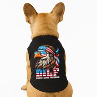 Dilf Damn I Love Freedom Eagle Mullet Funny 4th Of July Doggie Tank