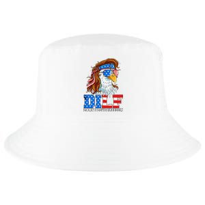 Dilf Damn I Love Freedom Eagle Patriotic 4th Of July Cool Comfort Performance Bucket Hat