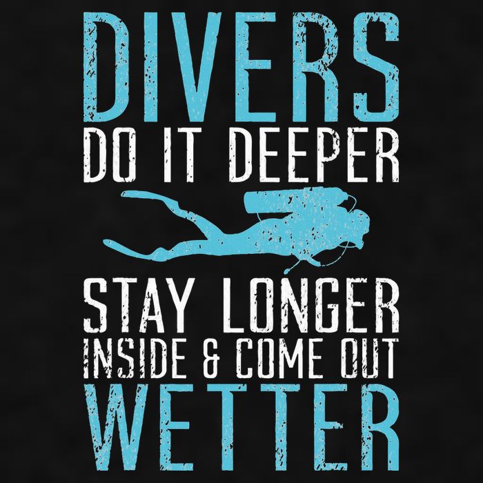 Divers do it deeper stay longer inside Ladies PosiCharge Tri-Blend Wicking Tank