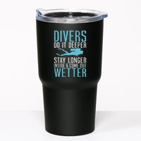 Divers do it deeper stay longer inside Tumbler