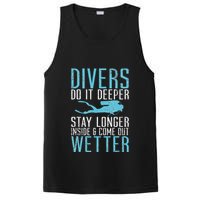 Divers do it deeper stay longer inside PosiCharge Competitor Tank