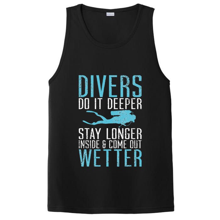 Divers do it deeper stay longer inside PosiCharge Competitor Tank