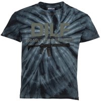 DILF Damn I Love Firearms Funny Kids Tie-Dye T-Shirt