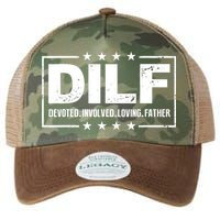 DILF Devoted Involved Loving Father Dad Papa Legacy Tie Dye Trucker Hat