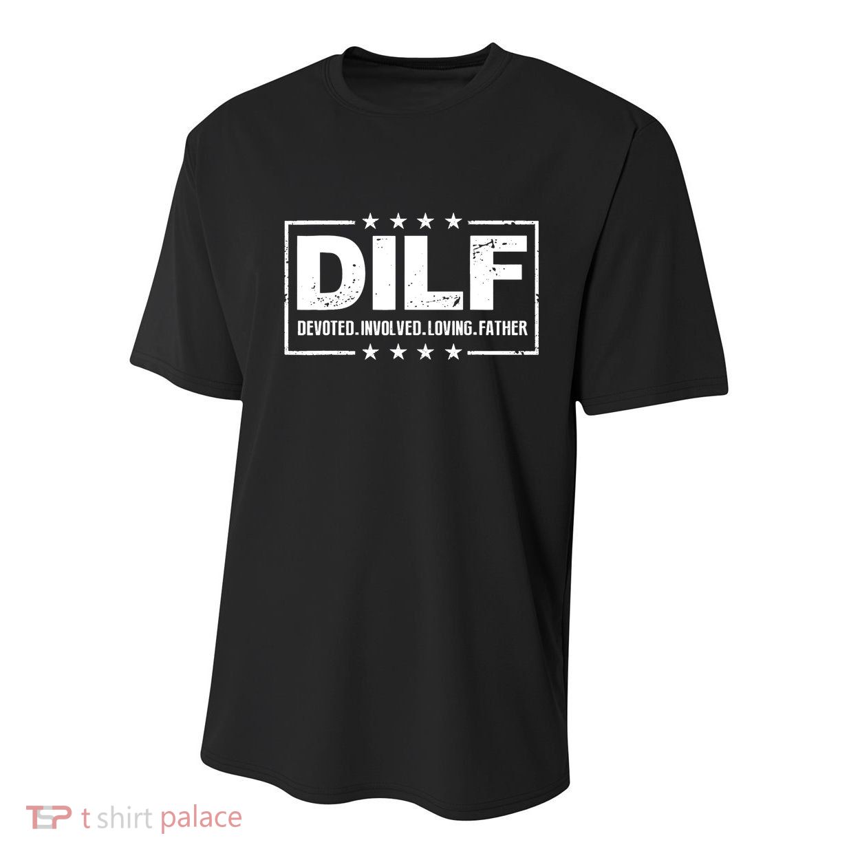 DILF Devoted Involved Loving Father Dad Papa Youth Performance Sprint T-Shirt