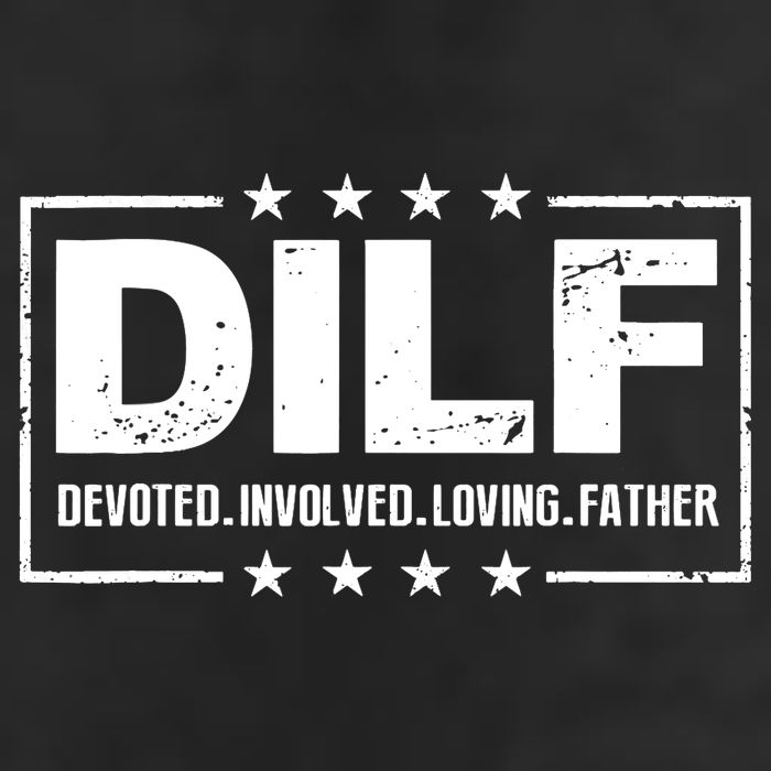 DILF Devoted Involved Loving Father Dad Papa Golf Towel