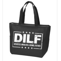 DILF Devoted Involved Loving Father Dad Papa Zip Tote Bag