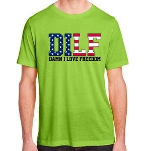 DILF Damn I Love Freedom USA Adult ChromaSoft Performance T-Shirt