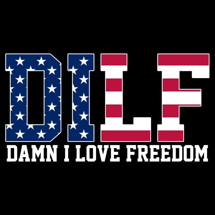 DILF Damn I Love Freedom USA Poster