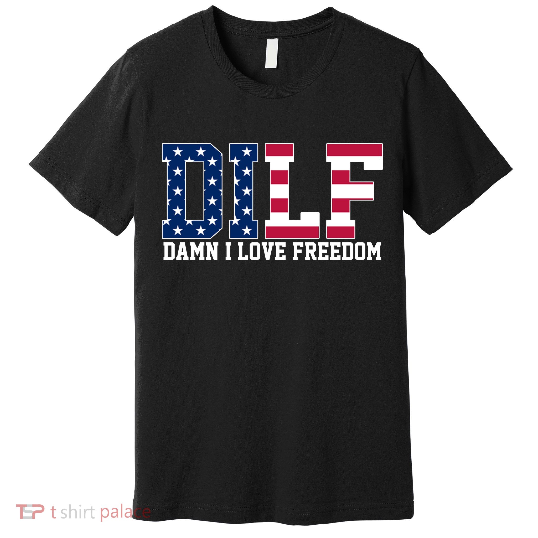 DILF Damn I Love Freedom USA Premium T-Shirt