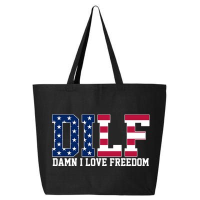 DILF Damn I Love Freedom USA 25L Jumbo Tote