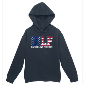 DILF Damn I Love Freedom USA Urban Pullover Hoodie