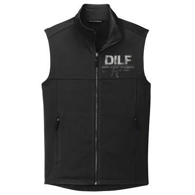 DILF Damn I Love Firearms Funny Collective Smooth Fleece Vest