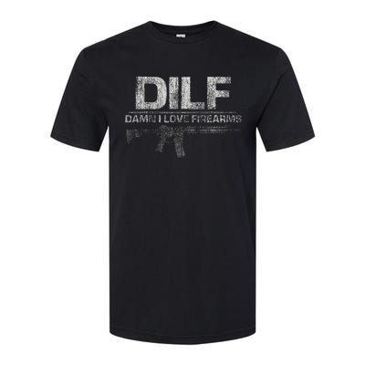 DILF Damn I Love Firearms Funny Softstyle CVC T-Shirt