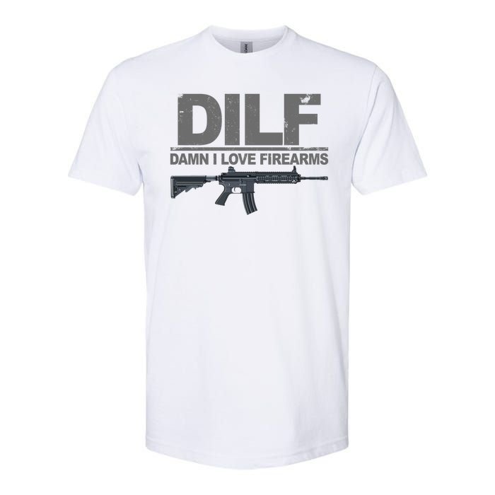 DILF Damn I Love Firearms Softstyle CVC T-Shirt