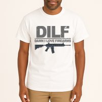 DILF Damn I Love Firearms Tall T-Shirt