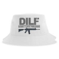 DILF Damn I Love Firearms Sustainable Bucket Hat