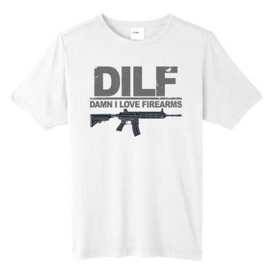 DILF Damn I Love Firearms Tall Fusion ChromaSoft Performance T-Shirt