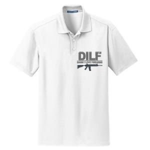 DILF Damn I Love Firearms Dry Zone Grid Polo