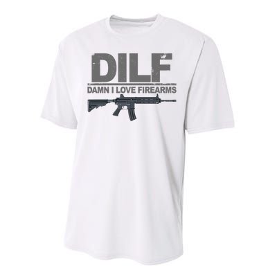 DILF Damn I Love Firearms Performance Sprint T-Shirt