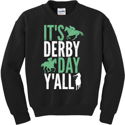 Derby Day It's Derby Day Yall Kids Sweatshirt