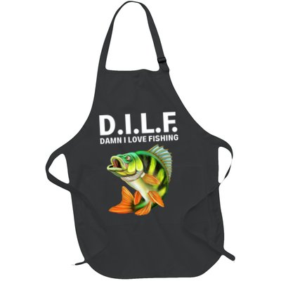 D.I.L.F. Damn I Love Fishing, Fishing Shirt Apron