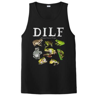 Dilf Damn I Love Frogs Frog Species Graphic PosiCharge Competitor Tank