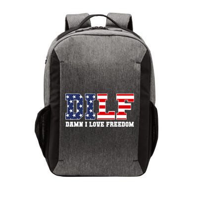 DILF Damn I Love Freedom Funny Patriotic 4th Of July Vector Backpack