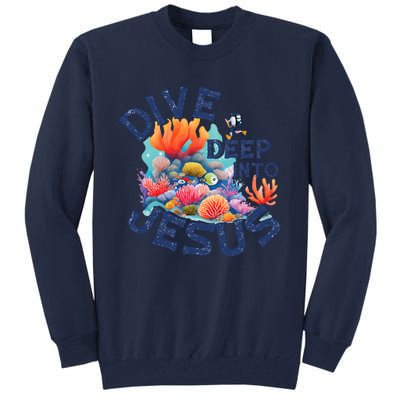 Dive Deep Into Jesus Vacation Bible School Tall Sweatshirt