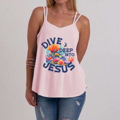 Dive Deep Into Jesus Vacation Bible School Women's Strappy Tank