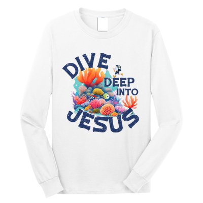 Dive Deep Into Jesus Vacation Bible School Long Sleeve Shirt