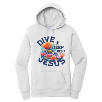 Dive Deep Into Jesus Vacation Bible School Women's Pullover Hoodie