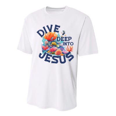 Dive Deep Into Jesus Vacation Bible School Performance Sprint T-Shirt