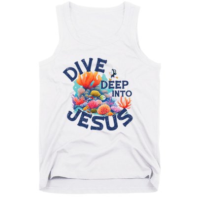 Dive Deep Into Jesus Vacation Bible School Tank Top