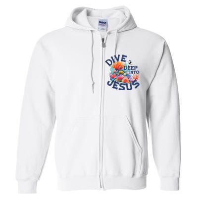 Dive Deep Into Jesus Vacation Bible School Full Zip Hoodie